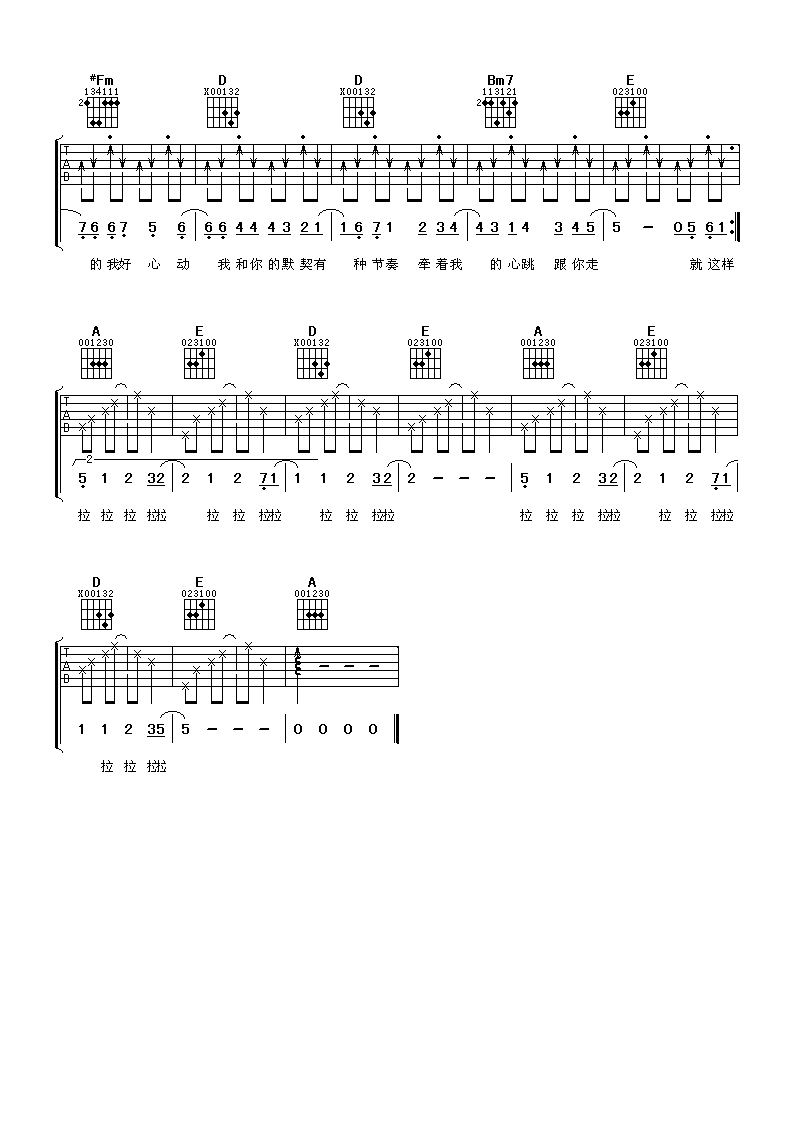 橘子汽水吉他谱 G调附前奏_阿潘音乐工场编配_南拳妈妈